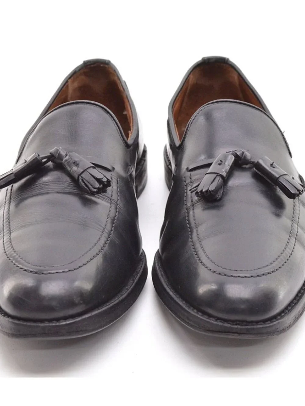 Allen Edmonds Grayson Black Tassel Loafers Men 11 D